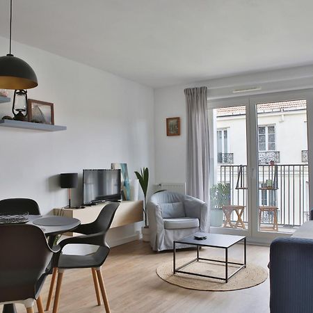 "Starry In So" 47M2, Lits Jumeaux, Parking Gratuit, Rue Calme Et Arboree, Metro 10 Min, Stade De France 24Min A Pied Saint-Ouen  Luaran gambar