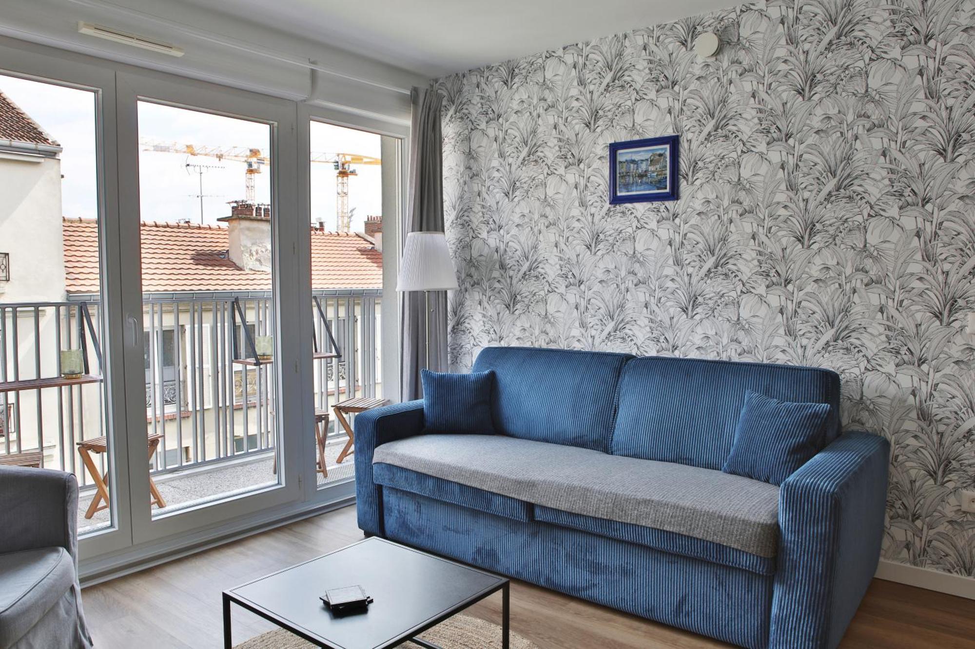 "Starry In So" 47M2, Lits Jumeaux, Parking Gratuit, Rue Calme Et Arboree, Metro 10 Min, Stade De France 24Min A Pied Saint-Ouen  Luaran gambar