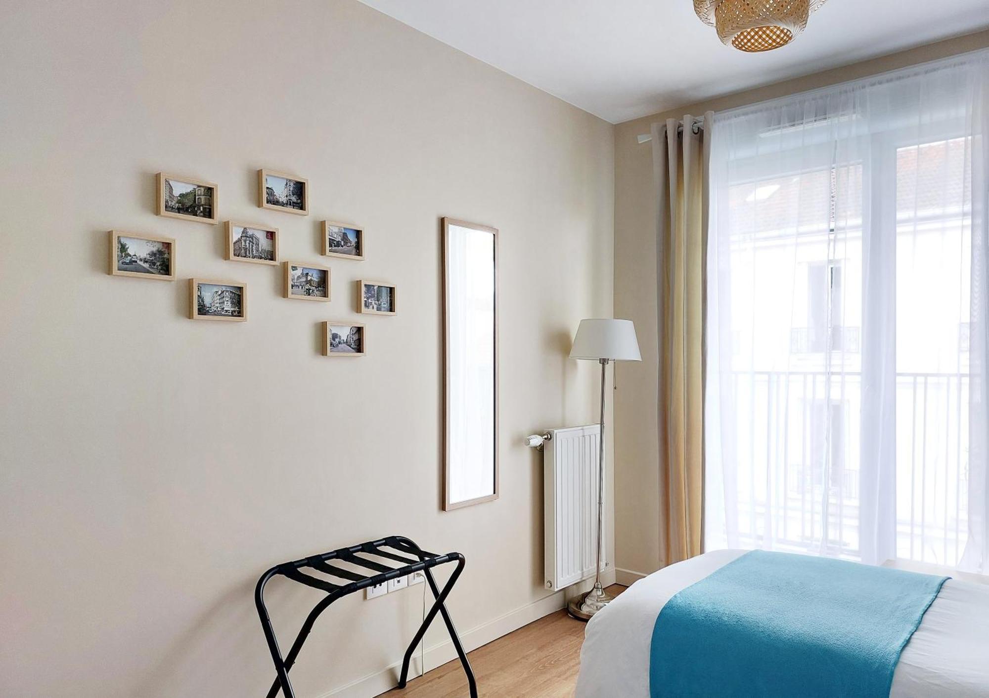 "Starry In So" 47M2, Lits Jumeaux, Parking Gratuit, Rue Calme Et Arboree, Metro 10 Min, Stade De France 24Min A Pied Saint-Ouen  Luaran gambar